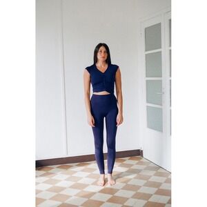 Prism² Blue Activewear Pants Sz 1 Made in Italy Aesthetic